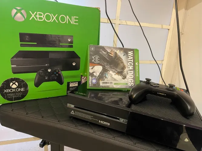Xbox One 500GB Completo na Caixa