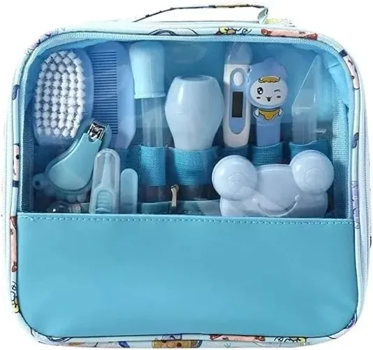 (CONSULTAR ATACADO) Kit Cuidados E Higiene Bebê Completo Com Estojo Necessaire Portátil