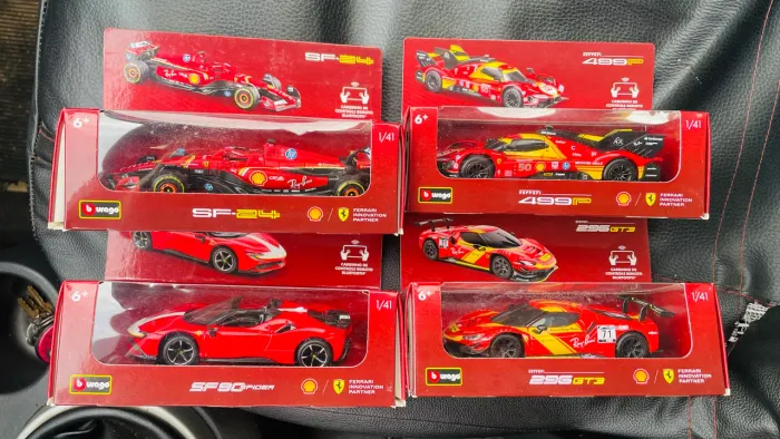 Coleção Ferrari Shell completa 2025
