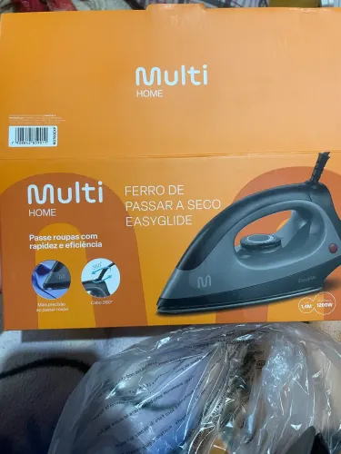 Ferro de passar a seco easyglide Multilaser - NOVO
