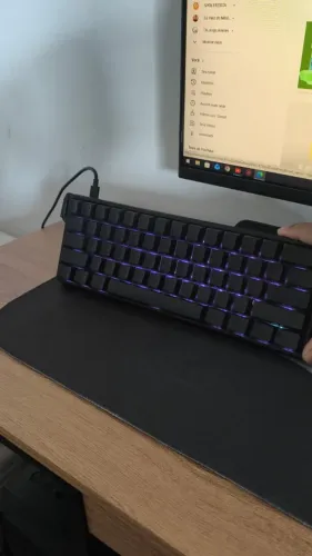 teclado mecanico 60% magnetico