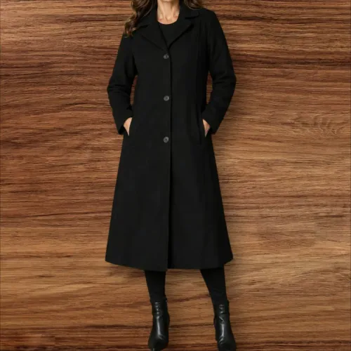 Sobretudo em 100% lã, veste M 