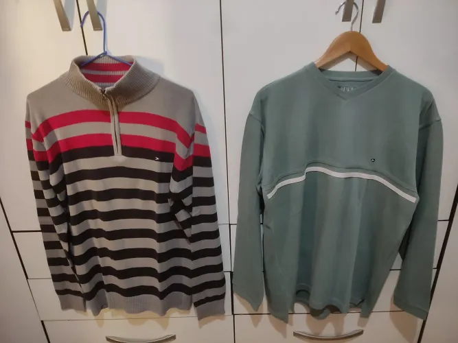 Blusa Fina e Camisa Manga longa Vivelero'a G em bom estado conservação