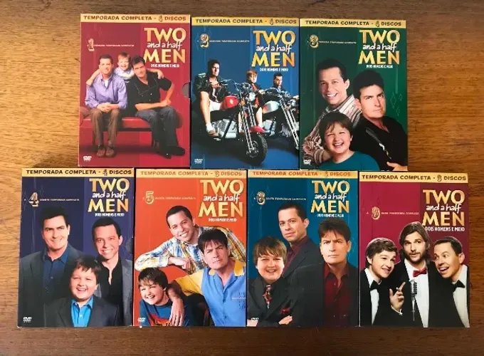 Box Dvd Two and a Half Men - Temporadas 1 a 6 e 9