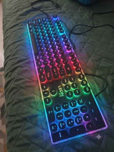 Teclado Leon GTS Retrô led