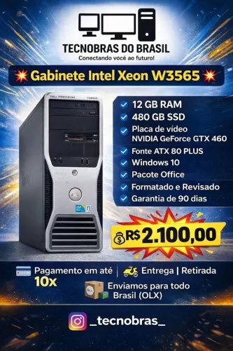 Gabinete Intel Xeon W3565