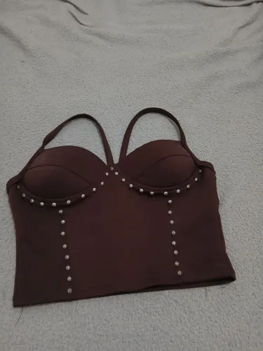 Cropped Marrom