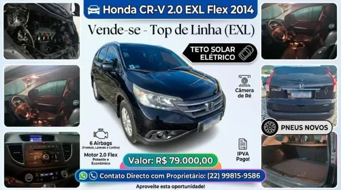Honda CR-V EXL 2.0 Flexone 16V 2WD Aut. 2014
