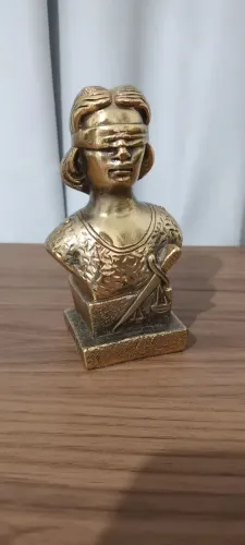 Mini Estátua da Justiça 15 cm