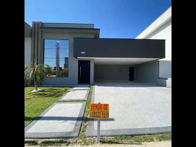 Casa de condomínio para venda tem 196 metros quadrados com 3 quartos