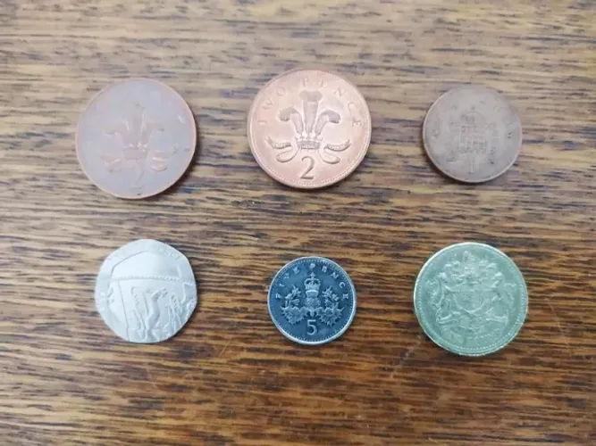 Conjunto de Moedas Antigas