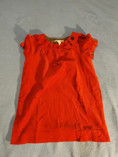 Vestido bata de menina 5-6 anos