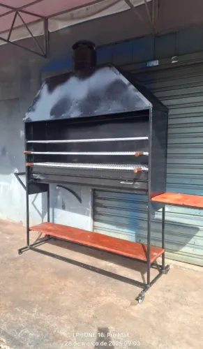 Churrasqueira para espetinho com 160 de comprimento 