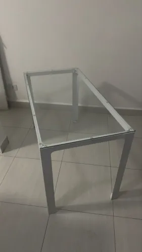 Mesa Tock Stock tampo de vidro