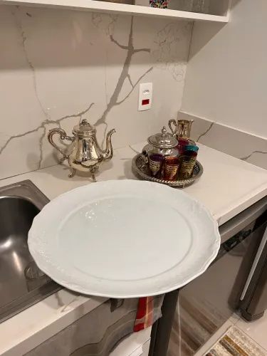 Travessa grande de porcelana