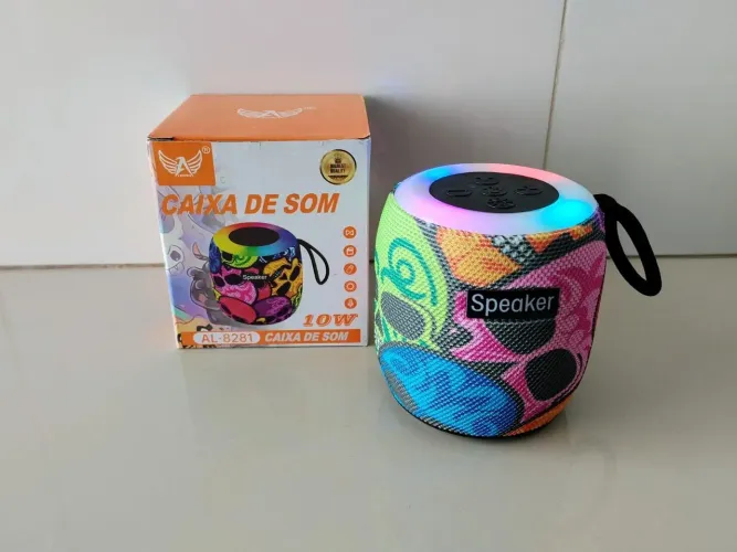 Caixa Som Bluetooth Usb Portátil Recarregável