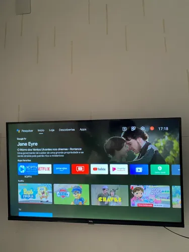 Tv Smart TCL 32 polegadas - borda infinita e comando de voz