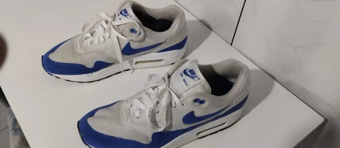 Tênis Nike Air Max 1 azul <br>Condição: 7/10<br>Sem caixa