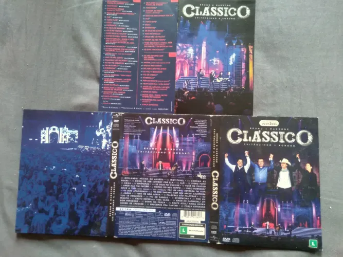 DVD + 2 CDS CLÁSSICO B&M / CH&X