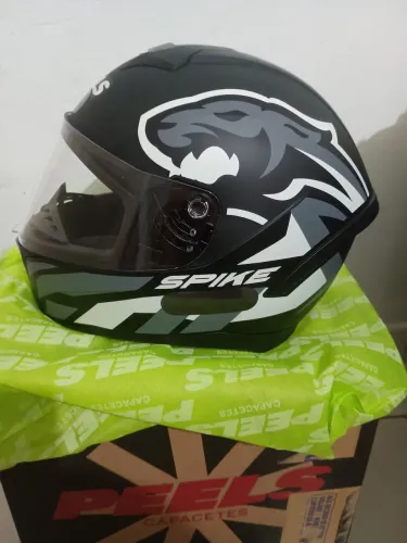 Capacete Peels Spike Preto Fosco - Novo na Caixa