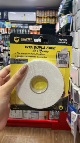 FITA DUPLA FACE DE ESPUMA