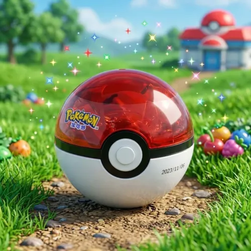 Pokébola original Pokémon, com miniatura + balas.