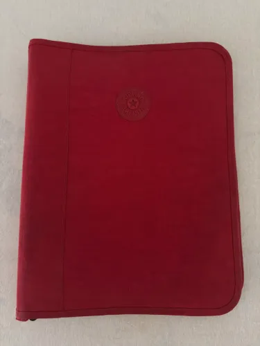 Fichário Kipling vermelho original 
