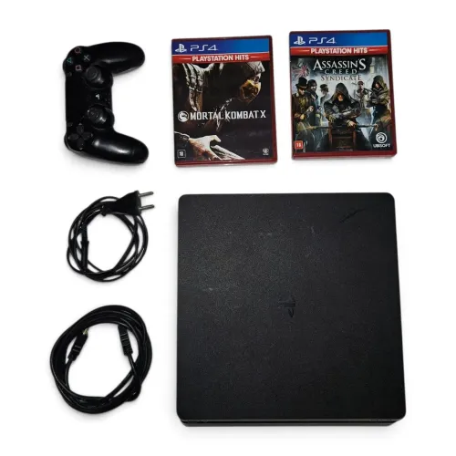 Ps4 1tb controle originais