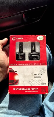 Kit LED H4 Cinoy 6500K Completo - Um mês de Uso