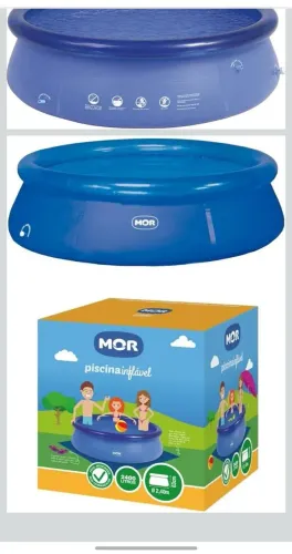 Piscina mor 2400 litros - Completa