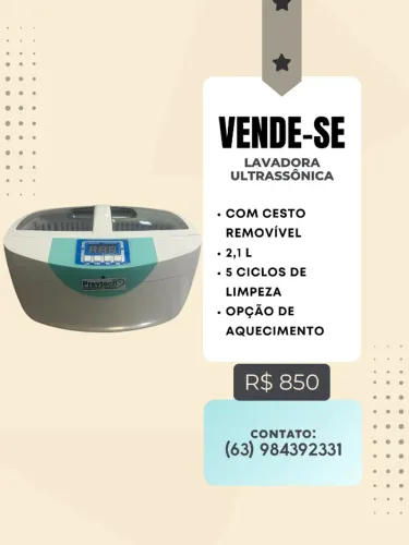 Lavadora ultrassonica