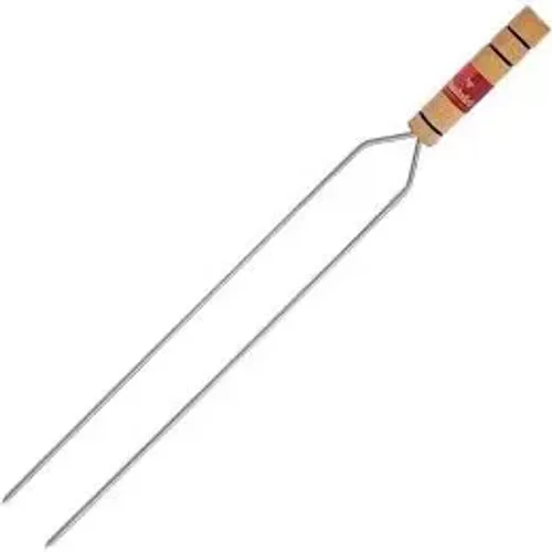 Espeto duplo de churrasco