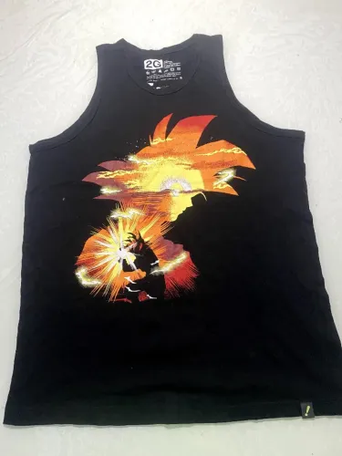 Kit 2 Regatas geek/anime ? DBZ & Gato de Cheshire PITICAS | Tam G grande / GG / 2GG