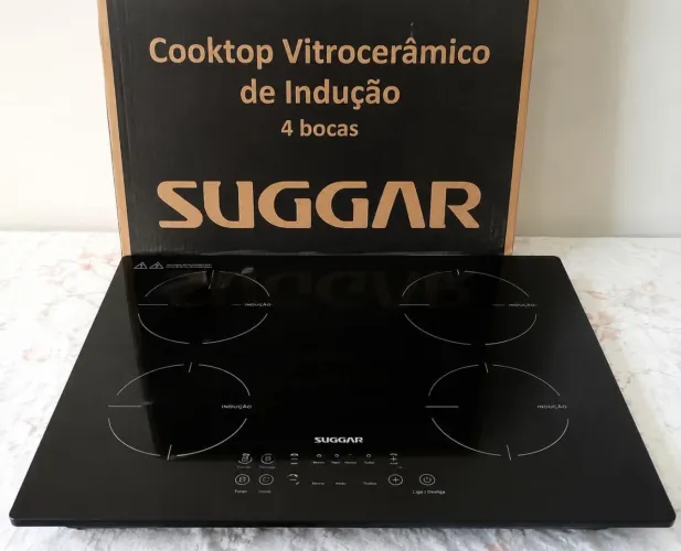 Cooktop de Indução Suggar Preto 220V (NA CAIXA)