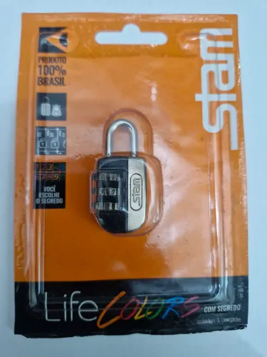 Cadeado Stam Life Colors 20mm
