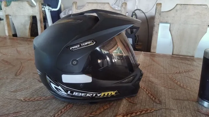Capacete Motocross Liberty MX Vision Pro Tork Trilha Off Road Segurança Conforto