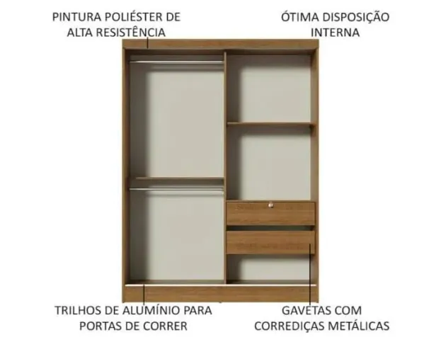 Guarda-roupas Solteiro Madesa