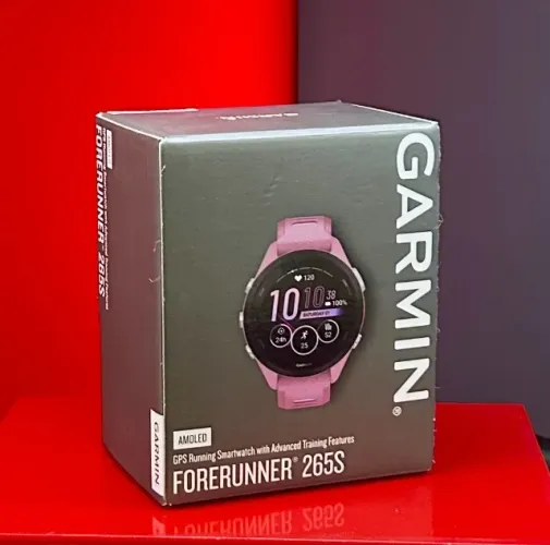 Garmin Forerunner 265s Amoled - 42mm - Rosa - Produto Novo com Garantia da Loja