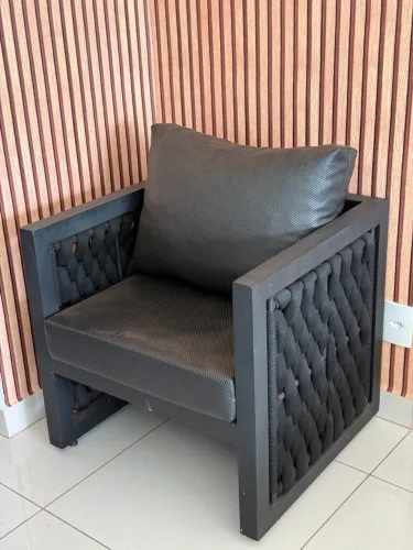 Poltrona Corda Nautica + Alumino