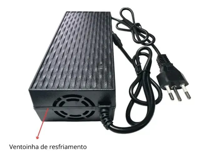 Carregador para bateria de litio 36 volts/ 48 volts bicicleta elétrica patinete elétrico