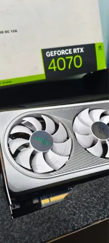 Rtx 4070 aero com nota e garantia !!