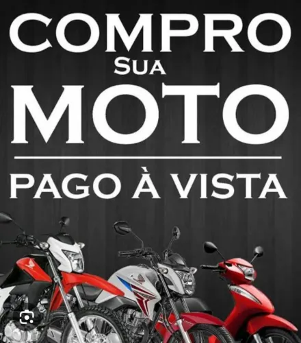 Compro sua moto Pagamento Avista