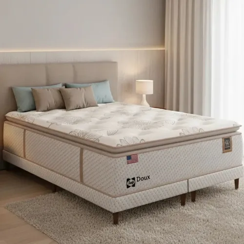 Colchão Doux King Molas Lfk 36x203x193cm Sealy _ pronta entrega