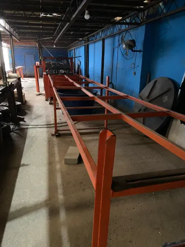 MAQUINÁRIO COMPLETO UMA FABRICA DE COLUNAS DE VERGALHÕES PARA 400 DIA