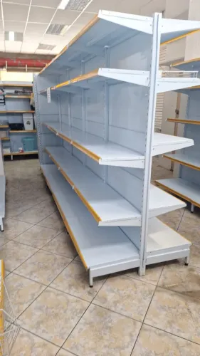 Gôndola Central "FRENTE E COSTA", 4 Divisões, 5 Prateleiras, Até 4 Vezes No Cartão !!!
