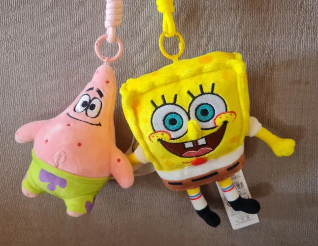 Chaveiros oficial bob esponja e patrick nickelodeon
