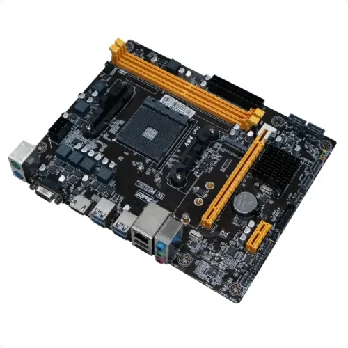 (Renz) Placa Mãe BrazilPC A520M, Chipset, A520, AMD AM4, MATX, DDR4 - Seminovo