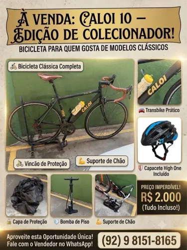 Bicicleta caloi adulto