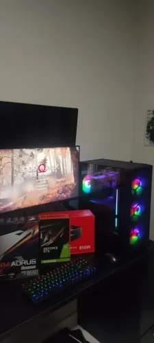 PC Gamer Completo - Ryzen 5 5500 | GTX 1660 Super | 16GB RAM | SSDs 2TB
