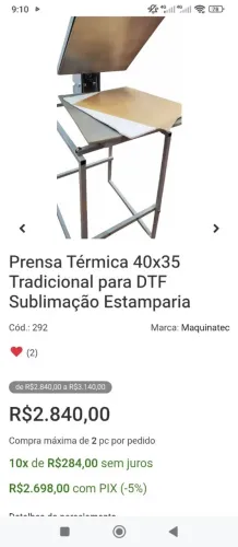 Prensa térmica